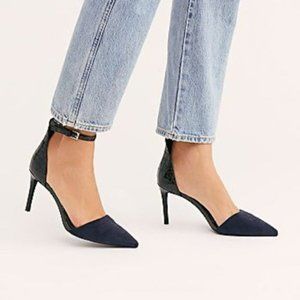 Jeffrey Campbell x Free People Solitaire Heel Navy